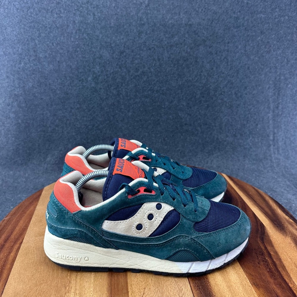 Saucony Shadow 6000 S70441-20 Green Suede Men's Running Shoes Size 6.5